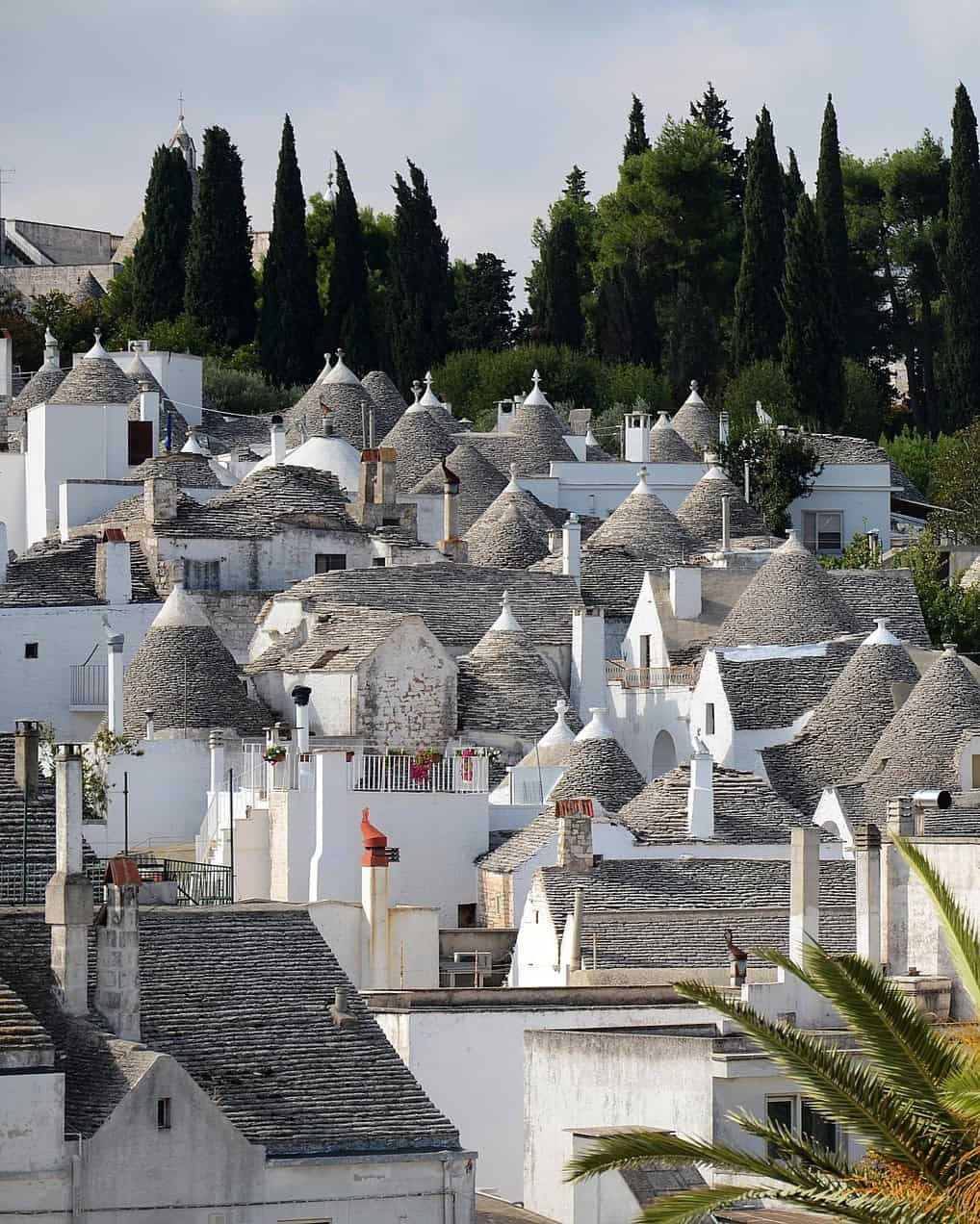 El pueblo de Alberobello con las tradicionales trulli